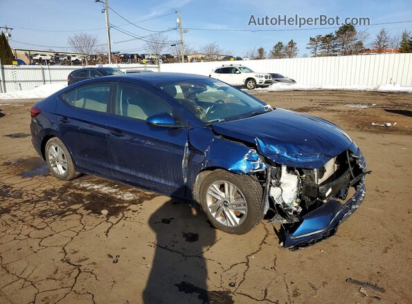 5NPD84LF6LH627519 2020 HYUNDAI ELANTRA Blue Front right