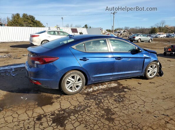 5NPD84LF6LH627519 2020 HYUNDAI ELANTRA Blue Rear right