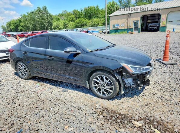 5NPD84LF6LH629271 2020 HYUNDAI ELANTRA Черный Передняя правая четверть
