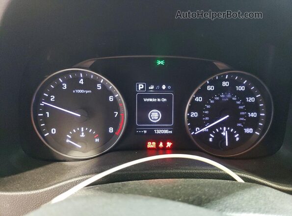 5NPD84LF7HH019158 2017 HYUNDAI ELANTRA Beige Вид щитка приладів
