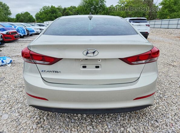 5NPD84LF7HH019158 2017 HYUNDAI ELANTRA Beige Вид ззаду