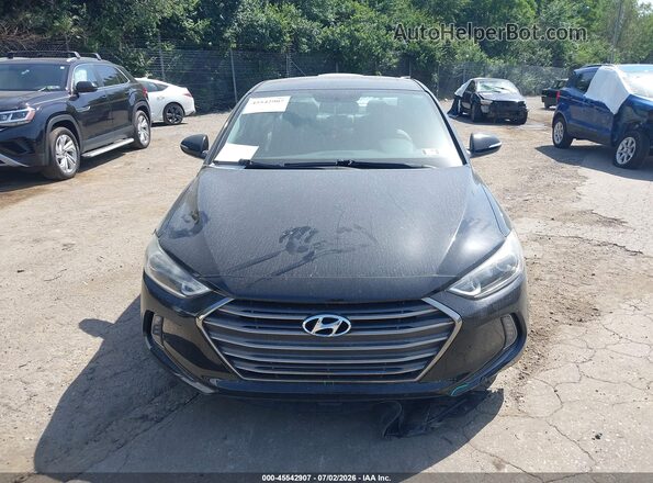 5NPD84LF7HH024814 2017 HYUNDAI ELANTRA Черный Вид щитка приборов