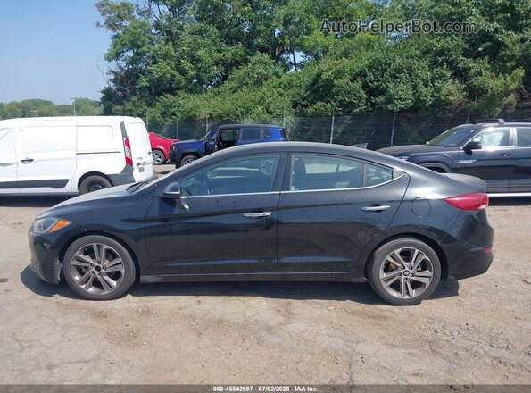 5NPD84LF7HH024814 2017 HYUNDAI ELANTRA Черный Панорамный вид салона 360°