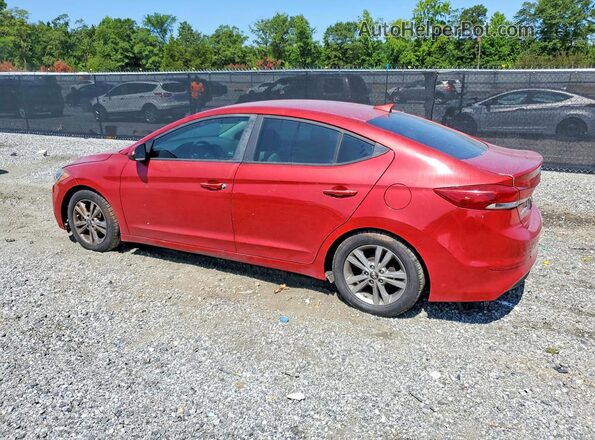 5NPD84LF7HH024893 2017 HYUNDAI ELANTRA Red უკანა მარცხენა