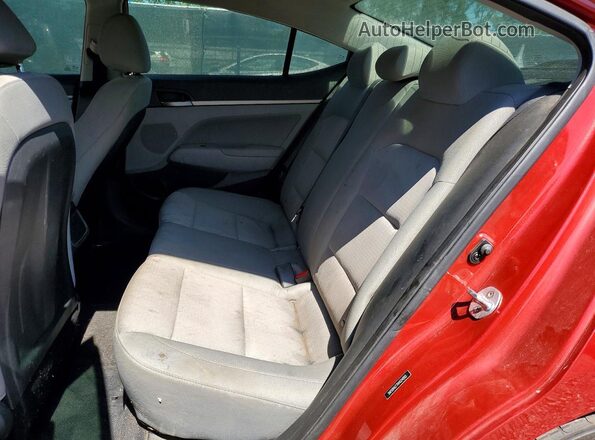 5NPD84LF7HH024893 2017 HYUNDAI ELANTRA Red უკანა სავარძლების ხედი