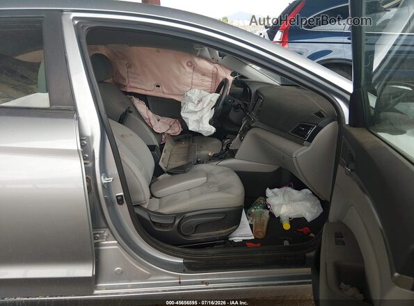 5NPD84LF7HH037613 2017 HYUNDAI ELANTRA Gray Front interior view
