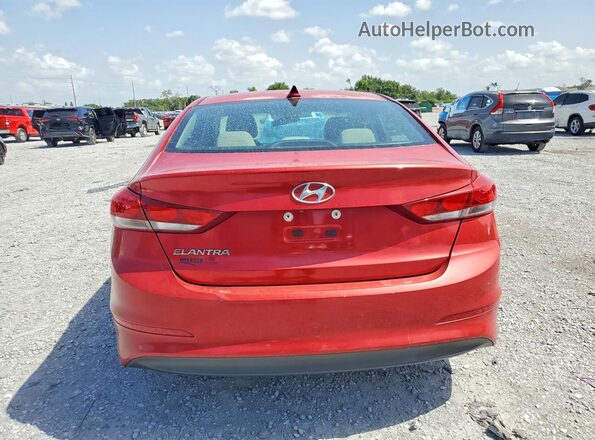 5NPD84LF7HH039359 2017 HYUNDAI ELANTRA Burgundy Vista trasera