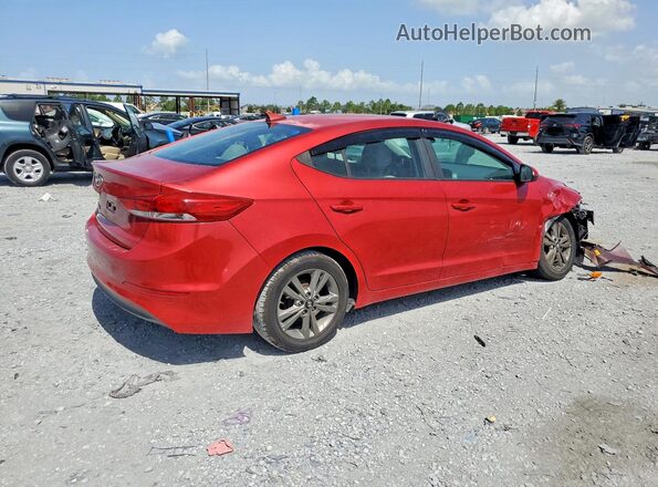 5NPD84LF7HH039359 2017 HYUNDAI ELANTRA Burgundy Trasero derecho