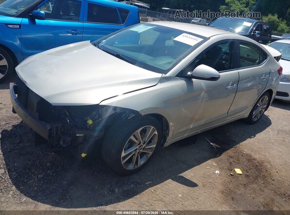 5NPD84LF7HH052953 2017 HYUNDAI ELANTRA Beige Przód lewy