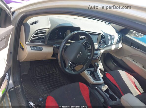 5NPD84LF7HH052953 2017 HYUNDAI ELANTRA Beige Widok wnętrza z przodu