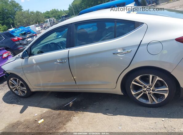 5NPD84LF7HH052953 2017 HYUNDAI ELANTRA Beige Widok wnętrza z tyłu