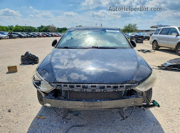 5NPD84LF7HH059546 2017 HYUNDAI ELANTRA Black წინა ხედი