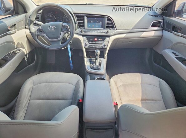 5NPD84LF7HH070725 2017 HYUNDAI ELANTRA Silver Вид панелі приладів