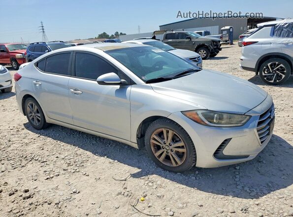 5NPD84LF7HH098749 2017 HYUNDAI ELANTRA Серебряный Передняя правая четверть
