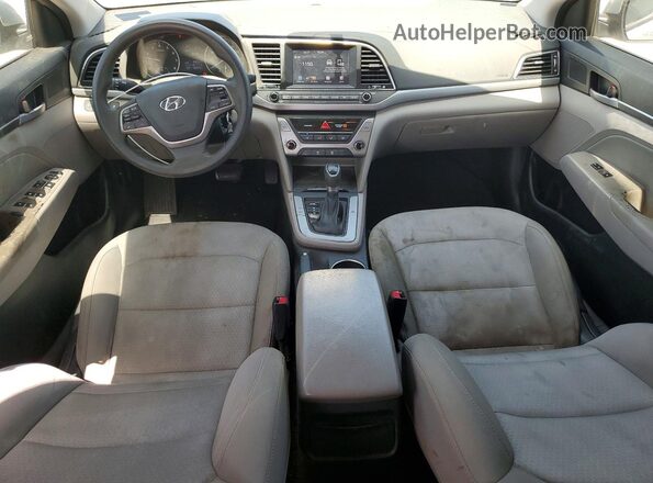 5NPD84LF7HH098749 2017 HYUNDAI ELANTRA Серебряный Вид панели приборов