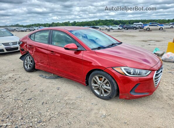5NPD84LF7HH111032 2017 HYUNDAI ELANTRA Red Front right