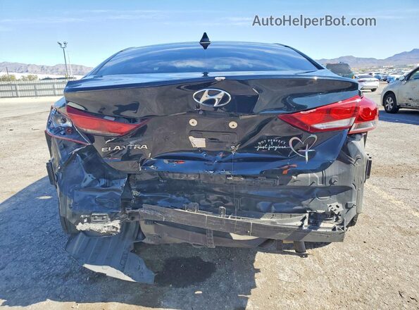 5NPD84LF7HH122936 2017 HYUNDAI ELANTRA Black Rear view