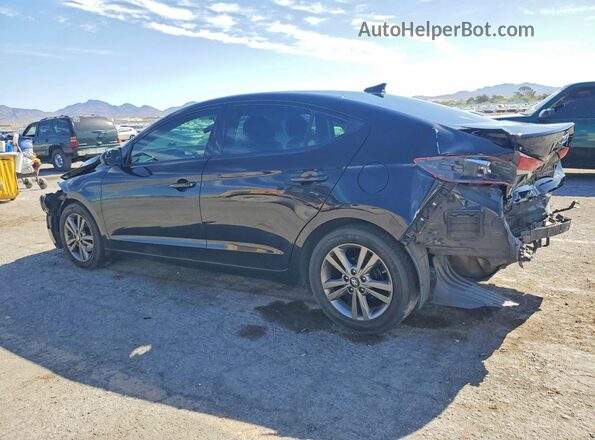 5NPD84LF7HH122936 2017 HYUNDAI ELANTRA Black Rear left