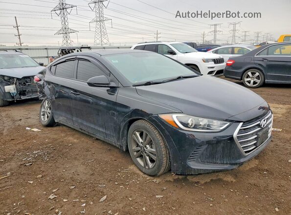 5NPD84LF7HH129563 2017 HYUNDAI ELANTRA Black Передня права чверть