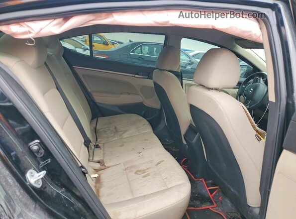 5NPD84LF7HH129563 2017 HYUNDAI ELANTRA Black Вид задніх сидінь