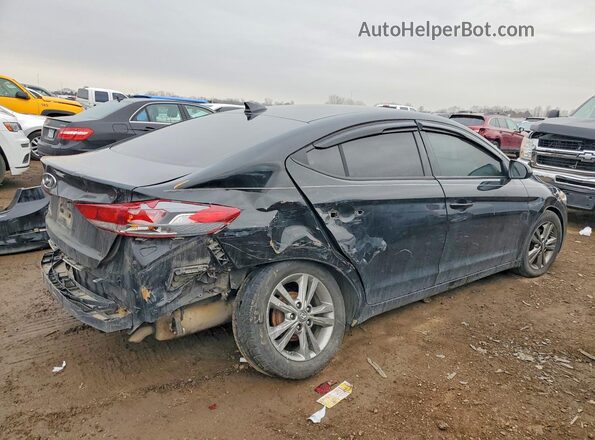 5NPD84LF7HH129563 2017 HYUNDAI ELANTRA Black Задня права чверть