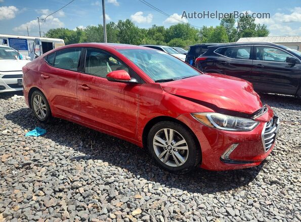 5NPD84LF7HH137484 2017 HYUNDAI ELANTRA Red წინა მარჯვენა
