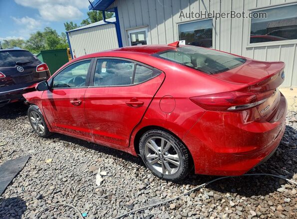 5NPD84LF7HH137484 2017 HYUNDAI ELANTRA Red უკანა მარცხენა