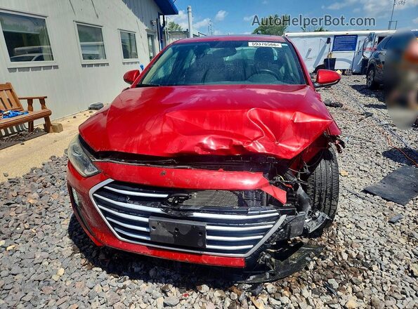 5NPD84LF7HH137484 2017 HYUNDAI ELANTRA Red წინა ხედი