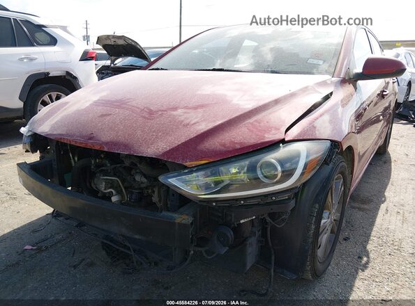 5NPD84LF7HH137758 2017 HYUNDAI ELANTRA Red Widok z przodu