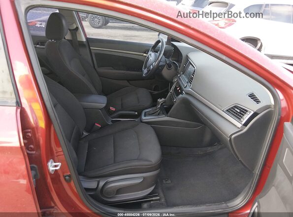 5NPD84LF7HH137758 2017 HYUNDAI ELANTRA Red Widok wnętrza z przodu
