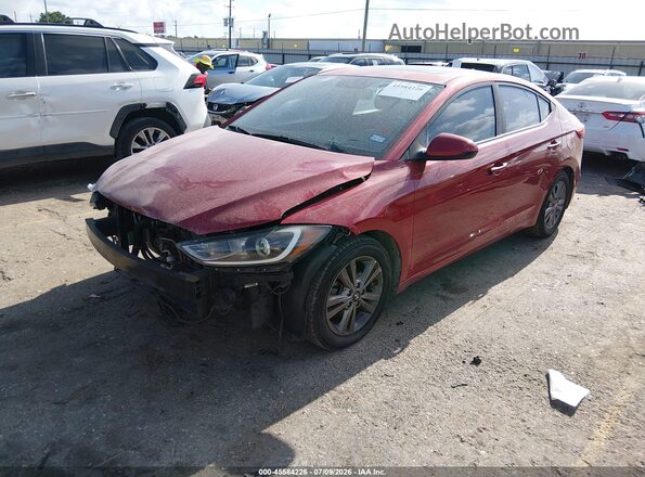 5NPD84LF7HH137758 2017 HYUNDAI ELANTRA Red Przód lewy