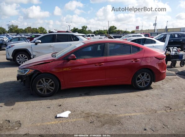5NPD84LF7HH137758 2017 HYUNDAI ELANTRA Red 
