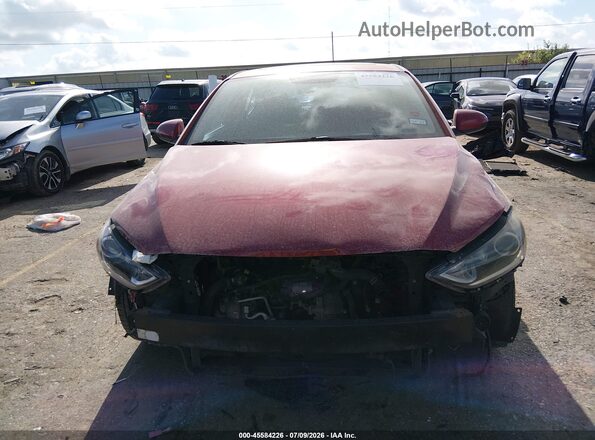 5NPD84LF7HH137758 2017 HYUNDAI ELANTRA Red Widok wnętrza z tyłu