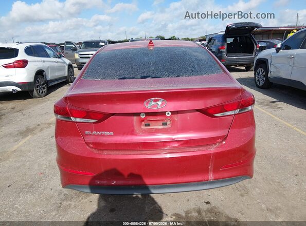 5NPD84LF7HH137758 2017 HYUNDAI ELANTRA Red 