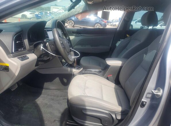 5NPD84LF7HH147674 2017 HYUNDAI ELANTRA Silver Вид салону спереду