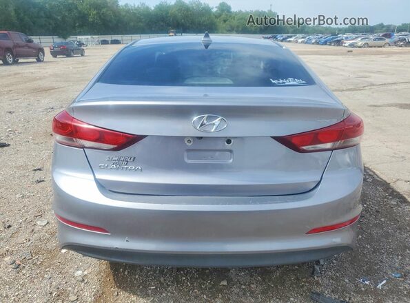 5NPD84LF7HH147674 2017 HYUNDAI ELANTRA Silver Вид ззаду