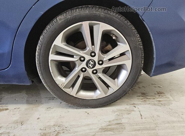 5NPD84LF7HH151160 2017 HYUNDAI ELANTRA Blue 