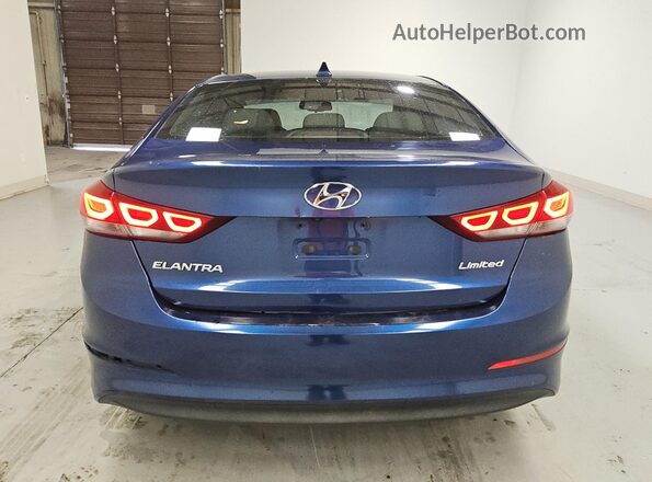 5NPD84LF7HH151160 2017 HYUNDAI ELANTRA Blue 