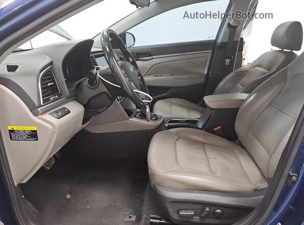 5NPD84LF7HH151160 2017 HYUNDAI ELANTRA Blue 