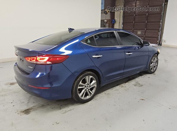 5NPD84LF7HH151160 2017 HYUNDAI ELANTRA Blue 