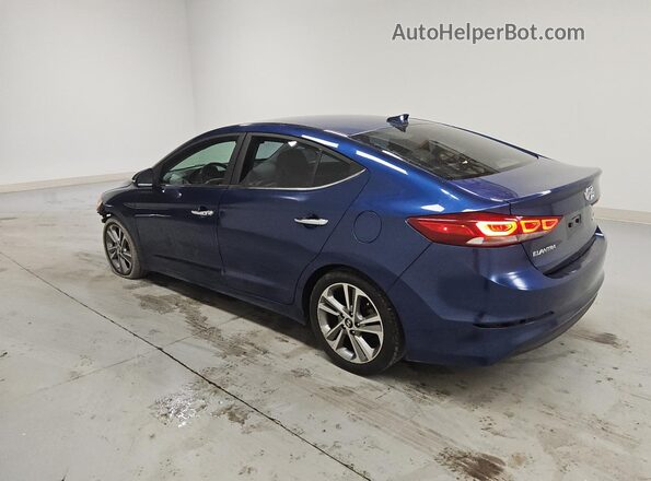 5NPD84LF7HH151160 2017 HYUNDAI ELANTRA Blue 