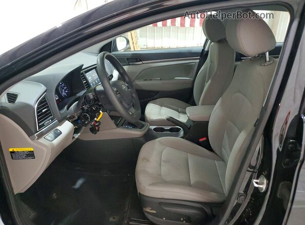 5NPD84LF7HH168136 2017 HYUNDAI ELANTRA Black Vista interior delantera