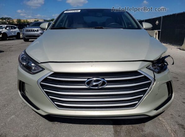 5NPD84LF7HH175071 2017 HYUNDAI ELANTRA Beige Vista frontal
