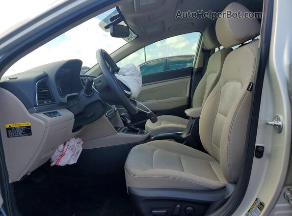 5NPD84LF7HH175071 2017 HYUNDAI ELANTRA Beige Vista interior delantera