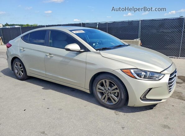 5NPD84LF7HH175071 2017 HYUNDAI ELANTRA Beige Delantero derecho