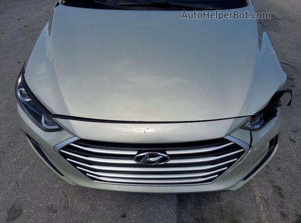 5NPD84LF7HH175071 2017 HYUNDAI ELANTRA Beige Vista interior trasera