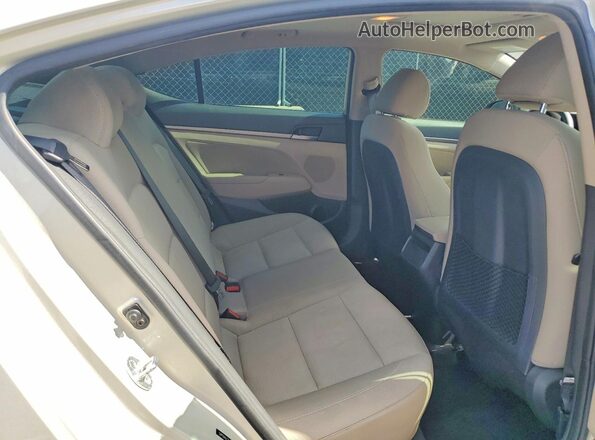 5NPD84LF7HH175071 2017 HYUNDAI ELANTRA Beige Vista de los asientos traseros