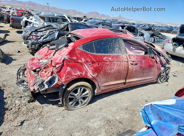 5NPD84LF7HH178486 2017 HYUNDAI ELANTRA Red Tył prawy