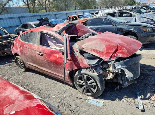 5NPD84LF7HH178486 2017 HYUNDAI ELANTRA Red Przód prawy