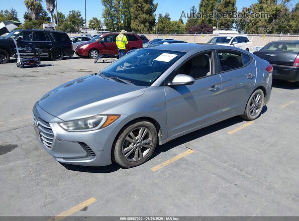 5NPD84LF7HH188144 2017 HYUNDAI ELANTRA Silver Front left